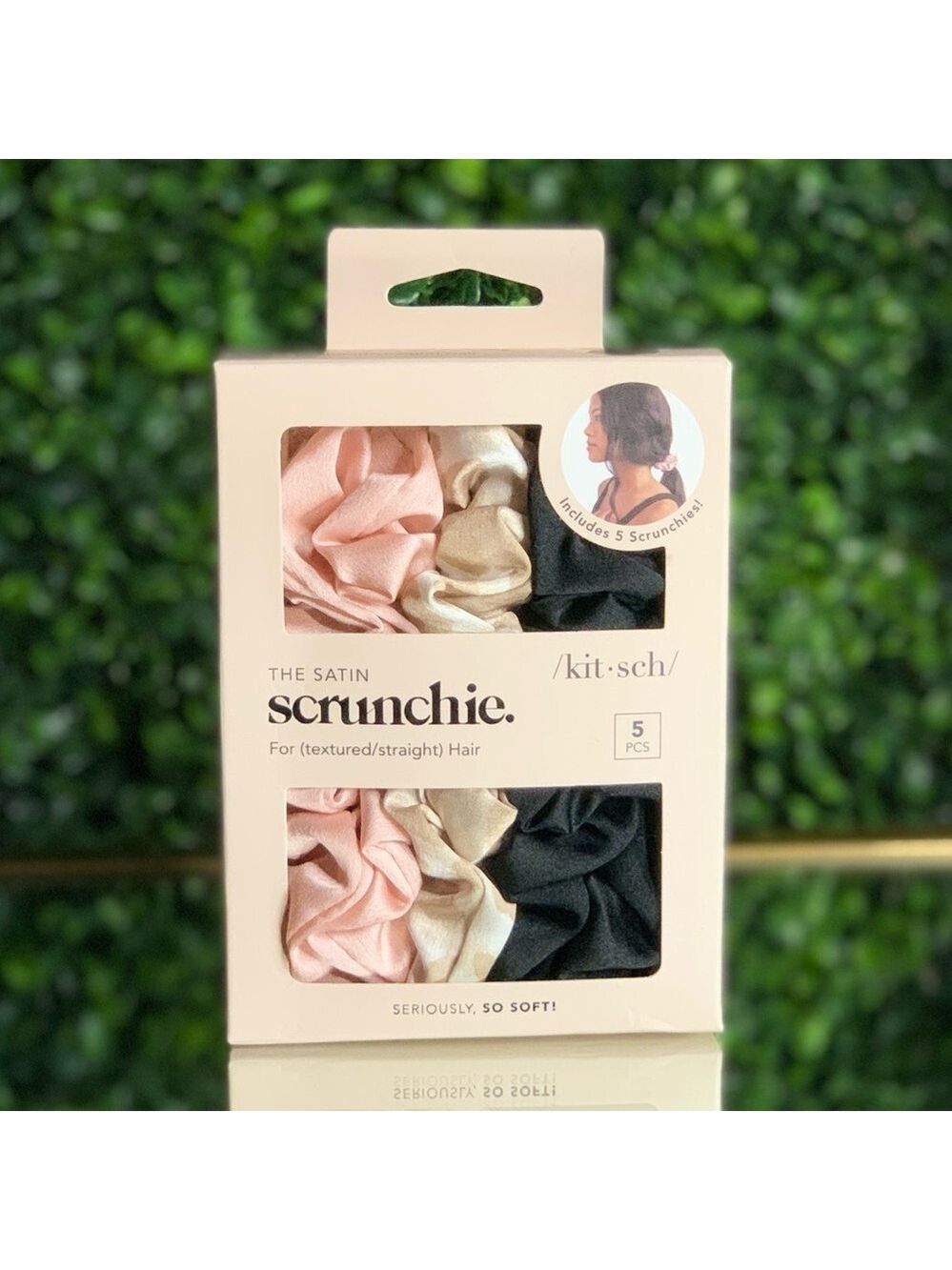 Kitsch Satin Sleep Scrunchies | NEW | 5 Piece Set